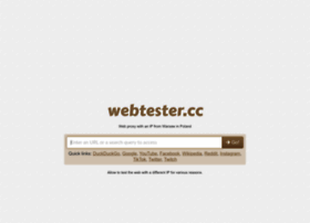 Webtester.cc thumbnail