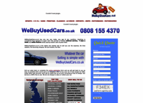 Webuyusedcars.co.uk thumbnail