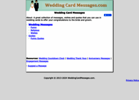 Weddingmessages.com thumbnail