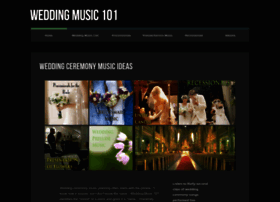 Weddingmusic101.com thumbnail