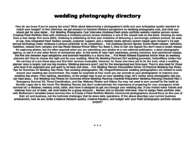 Weddingphotographydirectory.com thumbnail