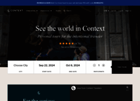 Welcome.contexttravel.com thumbnail