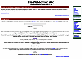 Wellformedweb.org thumbnail