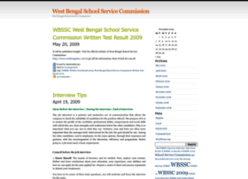 Westbengalschoolservicecommission.wordpress.com thumbnail