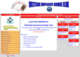 Westsideduplicatebridgeclub.org thumbnail