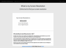 Whatismyscreenresolution.net thumbnail Whatismyscreenresolution.net thumbnail