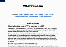 Whattvs.com thumbnail