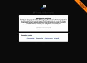 Whentotweet.com thumbnail