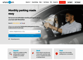 WhereiPark Home - Find and book monthly parking