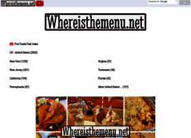 Whereisthemenu.net thumbnail
