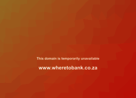 Wheretobank.co.za thumbnail