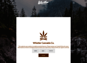 Whistlercannabisco.com thumbnail