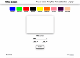 Whitescreen.dev thumbnail