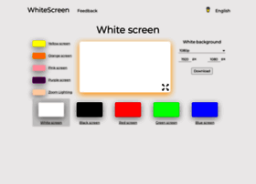 Whitescreen.online thumbnail