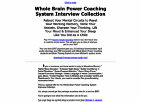 Wholebrainpowercoaching.com thumbnail