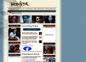 Widow-speak.org thumbnail