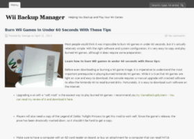 Wiibackuptips.com thumbnail