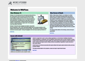 Wikifixes.com thumbnail