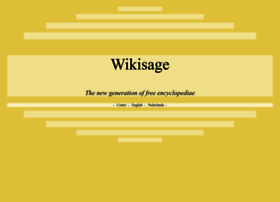 Wikisage.org thumbnail