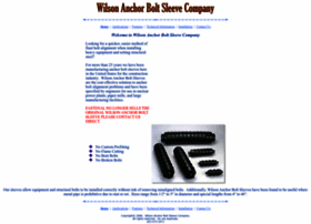 Wilsonanchorboltsleeve.com thumbnail