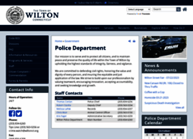 Wiltonpolice.org thumbnail