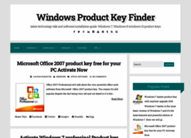 Windowsproductkeyfinder.blogspot.com thumbnail