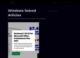 Windowssolved.com thumbnail