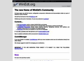 Winedt.org thumbnail