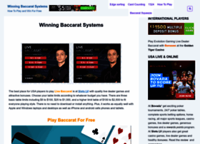 Winningbaccaratsystems.com thumbnail