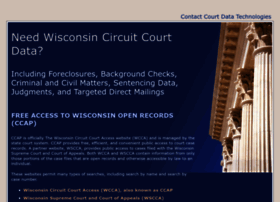 Wisconsincourtdata.com thumbnail