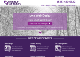 Wolfcreekwebdesign.com thumbnail