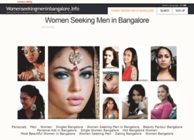 Women looking men bangalore