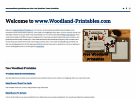 Woodland-printables.com thumbnail