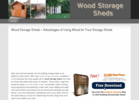 Woodstorage-sheds.com thumbnail