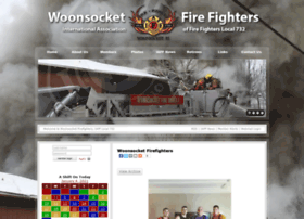 Woonsocketfirefighters.org thumbnail