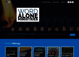 Wordalone.org thumbnail