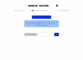 Wordle-solver.jasontc.net thumbnail