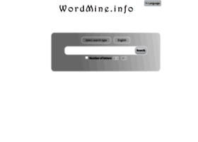 Wordmine.info thumbnail
