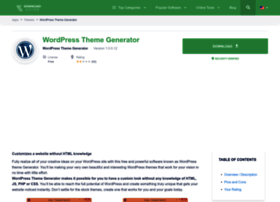 Wordpress_theme_generator.en.downloadastro.com thumbnail