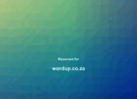 Wordup.co.za thumbnail