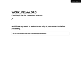 Worklifelaw.org thumbnail