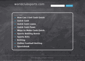 Worldclubsports.com thumbnail