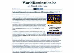 Worlddomination.be thumbnail
