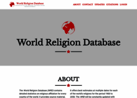 Worldreligiondatabase.org thumbnail