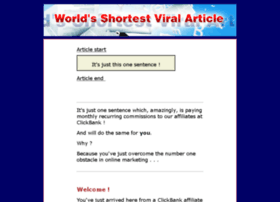 Worlds-shortest-viral-article.com thumbnail