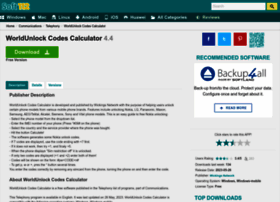 Worldunlock-codes-calculator.soft112.com thumbnail