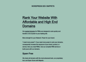 Wpdevsnippets.com thumbnail