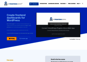 Wpfrontendadmin.com thumbnail