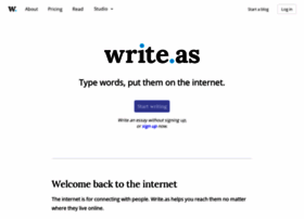 Write.as thumbnail