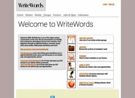 Writewords.org.uk thumbnail